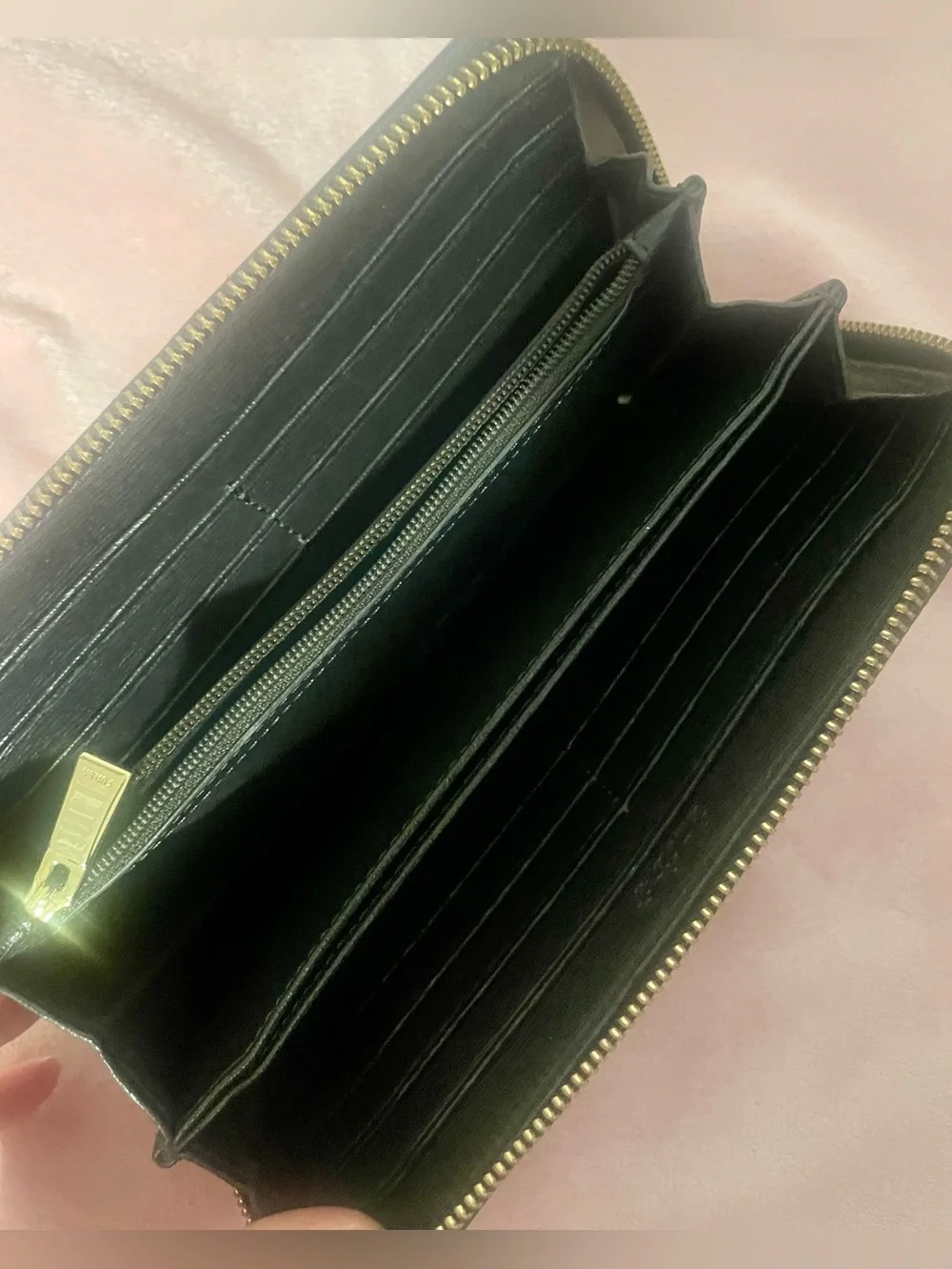 Furla Green and Yellow Camouflage Wallet
